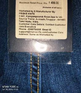 Embroidered Side-Seam Jeans