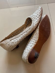 Eviie Woven Pointed Toe Flats