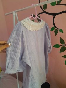 Cute Peter Pan Collar Top