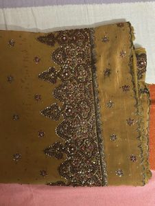Embroidered Indian Saree