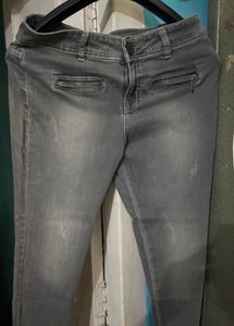 Grey Denim Jeans