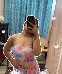 newme cord Floral Mini Dress