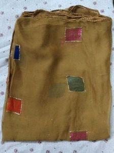 Multicolor Shirt Witn Green Pant Suit