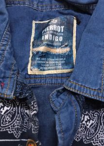 Unisex Denim Shirt with Design