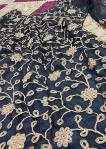Sparkling Golden Black Kurti