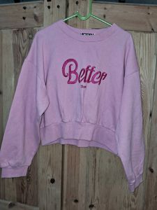 Cute Light Pink Sweatshirt