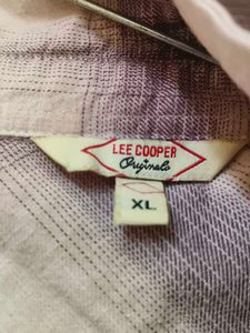 Lee Cooper Checked Shirt With Spread Collar