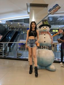 Top And Denim Shorts Co-ord Set