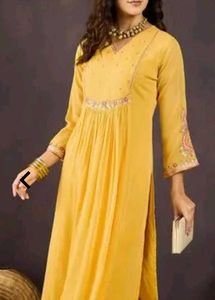 Elegant Yellow Kurta