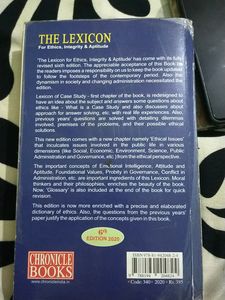 The Lexicon For Ethics Integrity And Aptitude