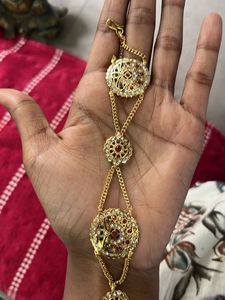 Gold-tone Statement MangTikka