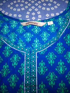 Women Summer Cotton Avaasa Brand Kurta Large