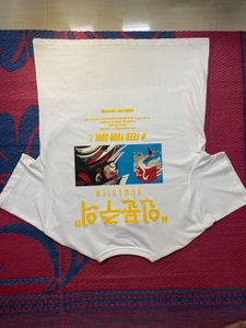 White T-Shirt with Korean Text