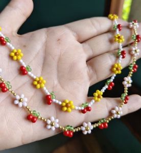 Beaded Flower Bracelet