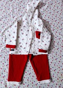 Little Darlings Full Sleeves Winter Hooded Set