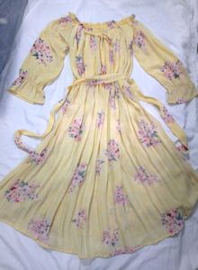 Floral Off-Shoulder Dress