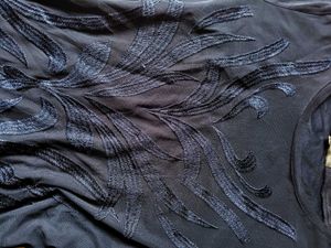 Embroidered Long Sleeve Top