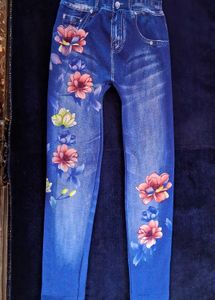 Floral Print Jeggings