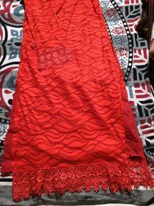 Elegant Red Kurta