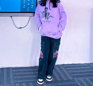 Hoodie Lavender Shein OFF SEASON SALE!!