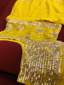 Lime Green Embellished Lehenga Choli Set
