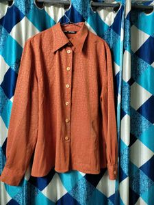 Classy Rust Shirt On Sale