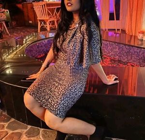 ✨SALE ✨Glittery Party Dress With Optional Cowl