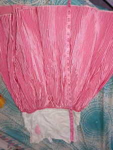 Pink Pleated Dress