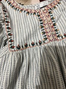 Desi White Frock