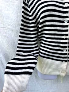 Striped Cardigan Sweater