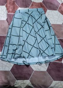 Blue Plaid Skirt !! At 300/-😺