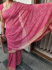 🔥🎀💕Women Partywear Sequin Work Saree 💕🎀🔥