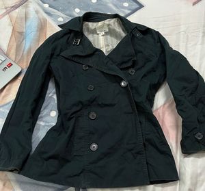 black trench coat