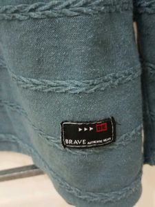 Stylish Teal Long Sleeve Top