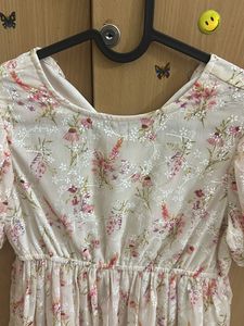 Floral Puff Sleeve Mini Dress