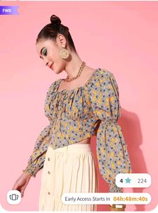 Beautiful Mustard Colour Top