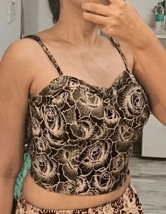 Floral Corset Top