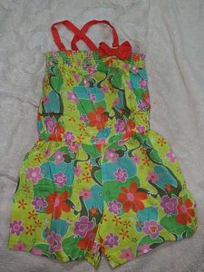 Girls Printed Jumpsuit- 0-6m