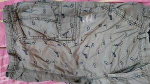 Patterned Cargo Shorts