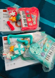 Kids Musical Piano With Animal Figure Rotating