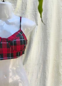 SEXY PLAID CORSET