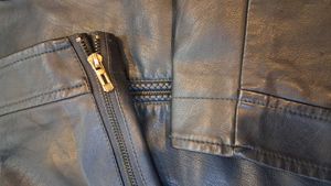 Men Lether Jacket In Good Condition