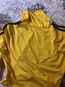 Yellow Printed Crop Top