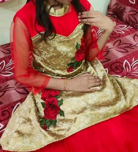 Heavy Flare Gown For Girl'