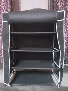 Slippers Stand With Cover