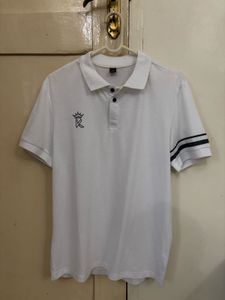 Manfinity White Polo T-Shirt