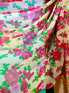 Westside Kurta Set With Floral Dupatta