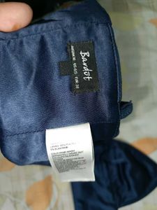 Women&#39;s Navy Blue Bardot Bra – V-Neck