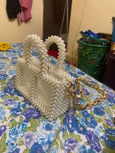 Pearl Beaded Handbag