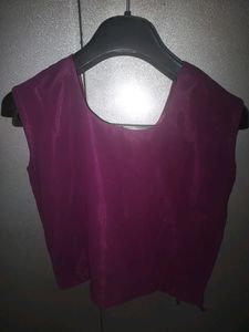 Crop Top Plazo Shrug
